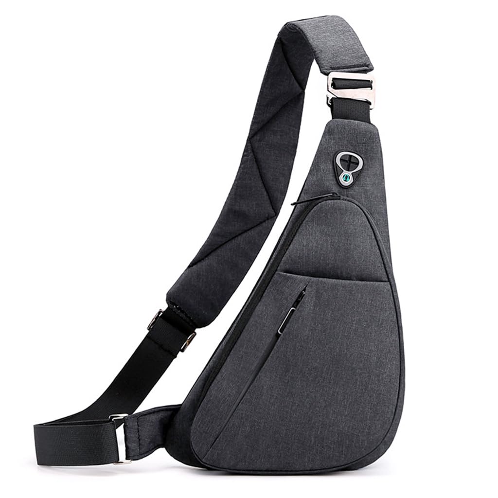 GUSTAVE® Sling Bag for Men Waterproof Fanny Pack Cross Body Bag Stylish Side Bag with Adujustable Shoulder Strap Lightweight for Outdoor, Travel, Hiking, Sports GUSTAVE® Sling Bag for Men Waterproof Fanny Pack Cross Body Bag Stylish Side Bag with Adujustable Shoulder Strap Lightweight for Outdoor, Travel, Hiking, Sports